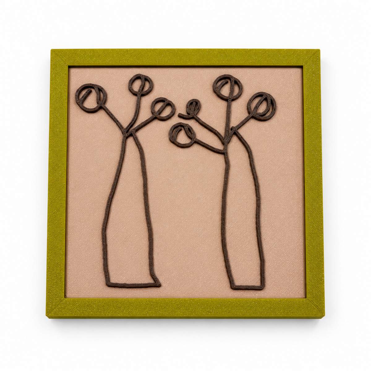 Kunst in een lijstje - Jouw kindertekening in 3D