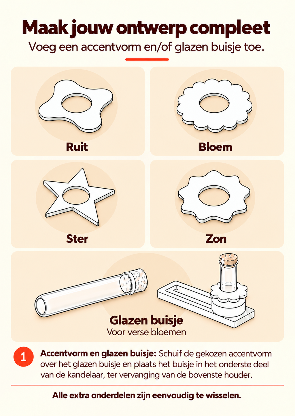 Modulaire houder | Alles in één!